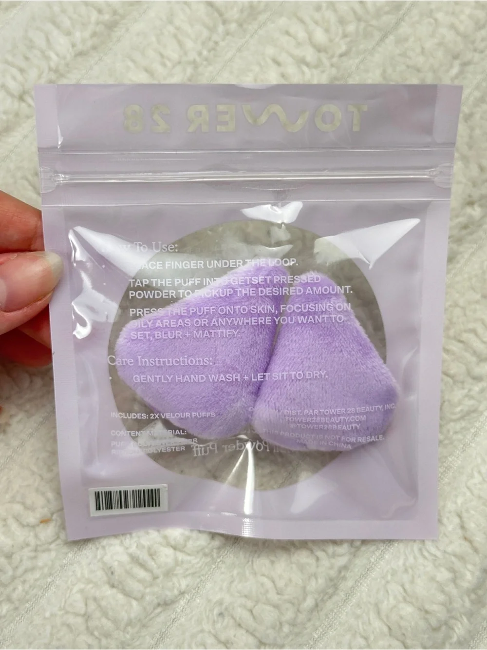 2/$15 Tower 28 Mini Powder Puffs